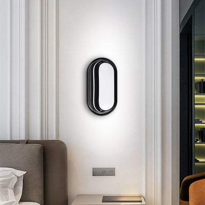 Aplica LED de Exterior AX322/214BK, Lumina Calda 3000K, IP65, Negru