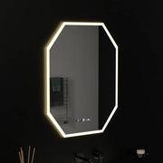 Oglinda LED Poligon, 60X80cm, Hexaluce Senzor MotionGlow Marcello, Sistem Dezaburire, Ceas & Termometru, Dimabila Oglinzi Marcello Default Title Alessandro Design