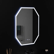 Oglinda LED Poligon, 60X80cm, Hexaluce Senzor MotionGlow Marcello, Sistem Dezaburire, Ceas & Termometru, Dimabila Oglinzi Marcello Default Title Alessandro Design