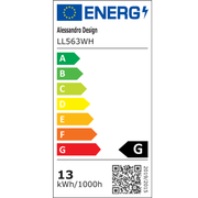 Lustra LED VERTEX Infinitum 13W, Lumina Rece/Calda/Neutra, Alb Lustre LED Default Title Alessandro Design
