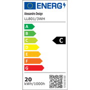 Lustra LED ERIKA 20W, 3 Patrate, Lumina Neutra 4000k, Alb, Metal si Acril Lustre LED Aplicate Default Title Alessandro Design