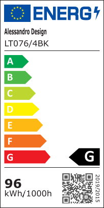 Lustra LED cu telecomanda si cristal QUADRIS RGB 96W, 4 Patrate, lumina Rece/Calda/Neutra, Dimabila, Negru Lustre LED cu Telecomanda Default Title Alessandro Design
