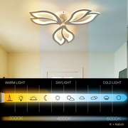 Lustra LED cu telecomanda LILY 40W, 3 Elemente, lumina Rece/Calda/Neutra, Dimabila, Alb Lustre LED cu Telecomanda Default Title Alessandro Design