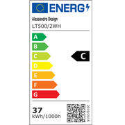 Lustra LED cu telecomanda LANDYN 37W, 2 Patrate, lumina Rece/Calda/Neutra, Dimabila, Alb Lustre LED cu Telecomanda Default Title Alessandro Design