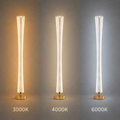 Lampadar LED 40W Modern Augustinus 127Cm Luminca Calda/Neutra/Rece Auriu
