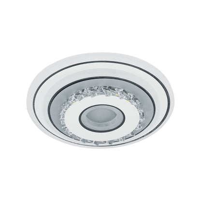 Lustra LED cu cristal MITA 28W, Diametru 20cm, Rotunda, lumina Rece/Calda/Neutra, Alb Lustre LED Default Title Alessandro Design