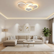 Lustra LED cu telecomanda AMI 48W, 3 Inimi, lumina Rece/Calda/Neutra, Dimabila, Alb Lustre LED cu Telecomanda Default Title Alessandro Design