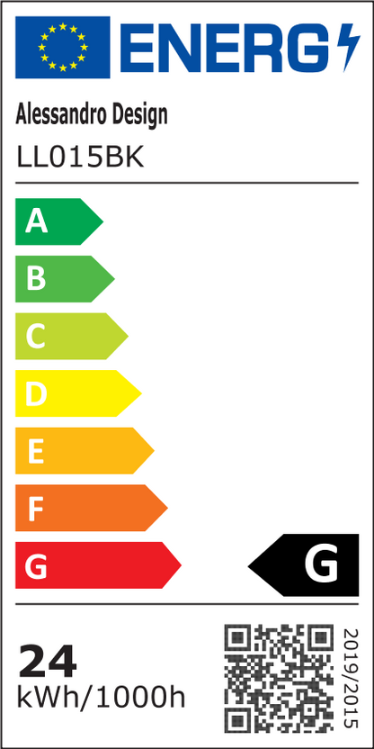 Lustra LED, 24W, 30x25cm, lumina Rece/Calda/Neutra, Negru