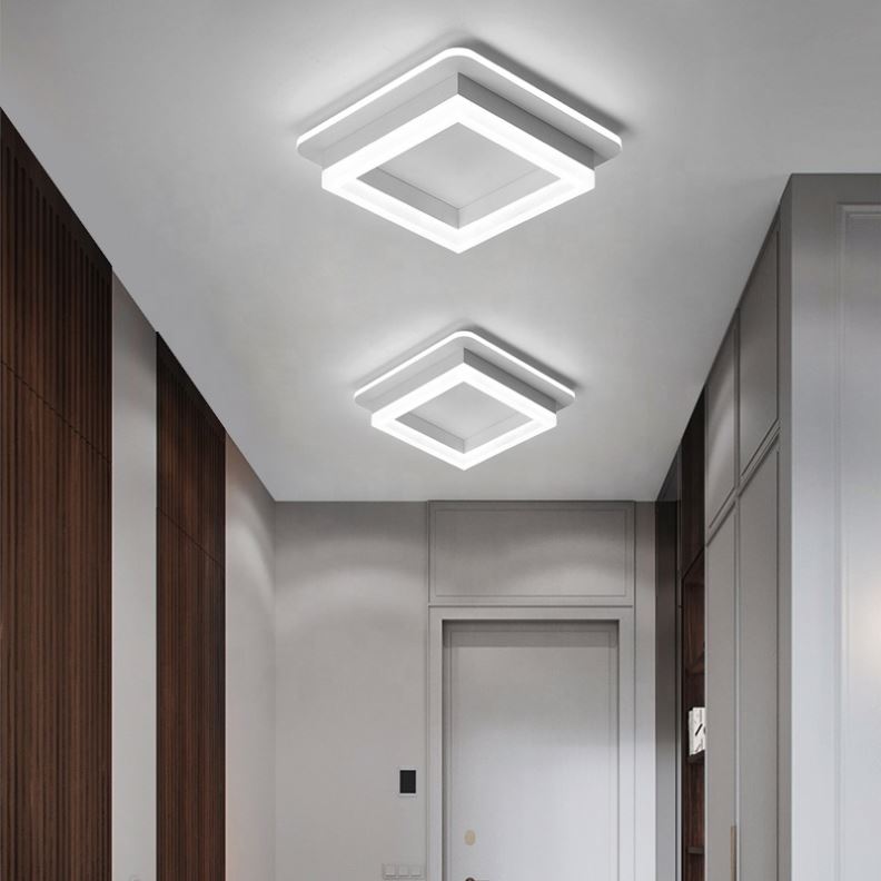 Lustra LED MODERNA 26W, Dimensiune 19.5x19.5, Patrata, lumina Rece/Calda/Neutra, Alb Lustre LED Default Title Alessandro Design