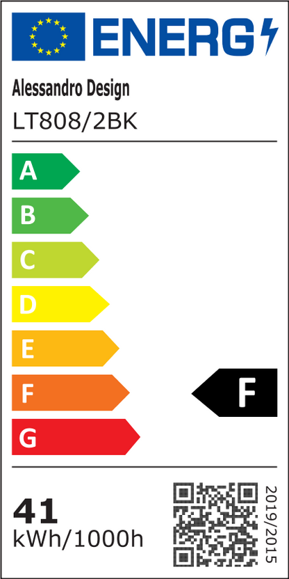 Lustra LED cu telecomanda ZOE 41W, 2 Patrate,  lumina Rece/Calda/Neutra, Dimabila, Negru