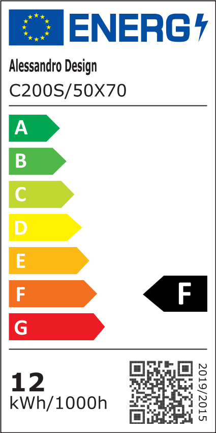 Oglinda LED Rectangulara, 50x70cm, FRAME Basic Touch