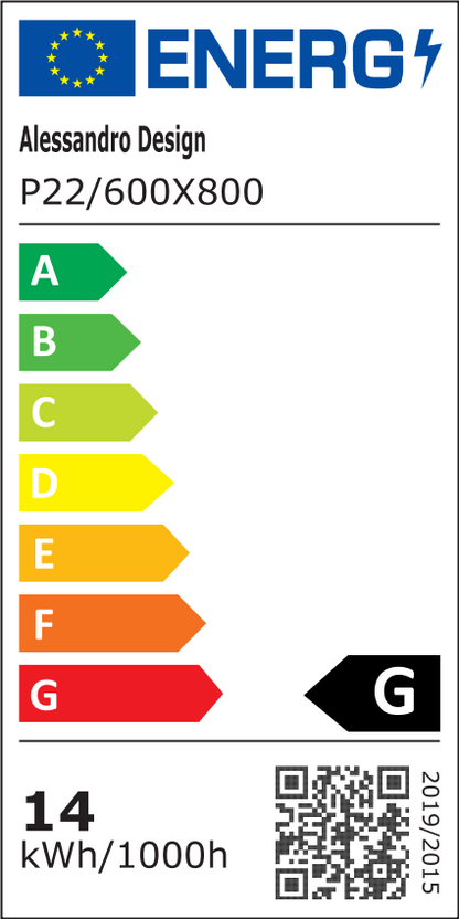 Oglinda LED WAMOSK, 60x80cm, Alb, Senzor, Lumina 3000K, 4000K, 6000K, Sistem Dezaburire, Metal, Functii Ceas si Temperatura