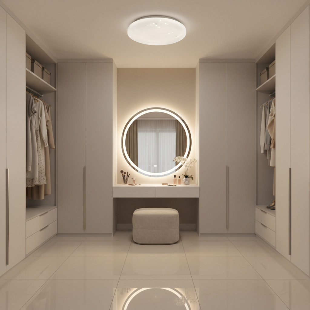 Plafonieră LED Raza 23 cm, 22W, 3000K / 4000K / 6000K, Alb, Metal si Acril Plafoniere LED Default Title Alessandro Design