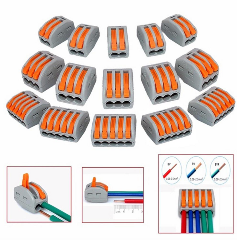 Conector pentru Lustra / Oglinda LED - Rapid, 2 Poli, Instalare Fara Surub Corpuri de Iluminat Default Title Alessandro Design