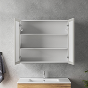 Oglinda LED cu Dulap MODA 80x70 cm Alb Iluminare Perimetrala si Senzor Touch Oglinzi Dulap Default Title Alessandro Design