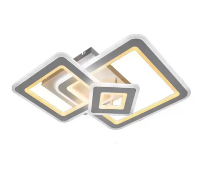 Lustra LED cu Telecomanda Hortensia 190W Dimabila Alb