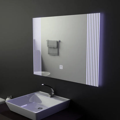 Oglinda LED Rectangulara, 80x60cm, Infinity Frame Basic Touch 1005S-20A Default Title Alessandro Design