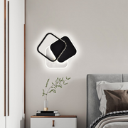Lustra LED cu cristal PRISMIQ 39W, 3 Patrate, lumina Rece/Calda/Neutra, Negru Lustre LED Default Title Alessandro Design
