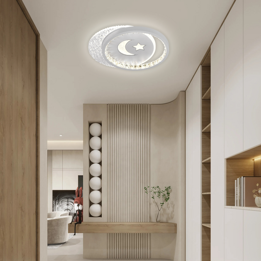 Lustra LED PERU 34W, 2 Cercuri, lumina Rece/Calda/Neutra, Alb Lustre LED Default Title Alessandro Design