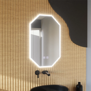 Oglinda LED Poligon E43S/50X80, Lumina si Sistem Dezaburire, 50X80cm