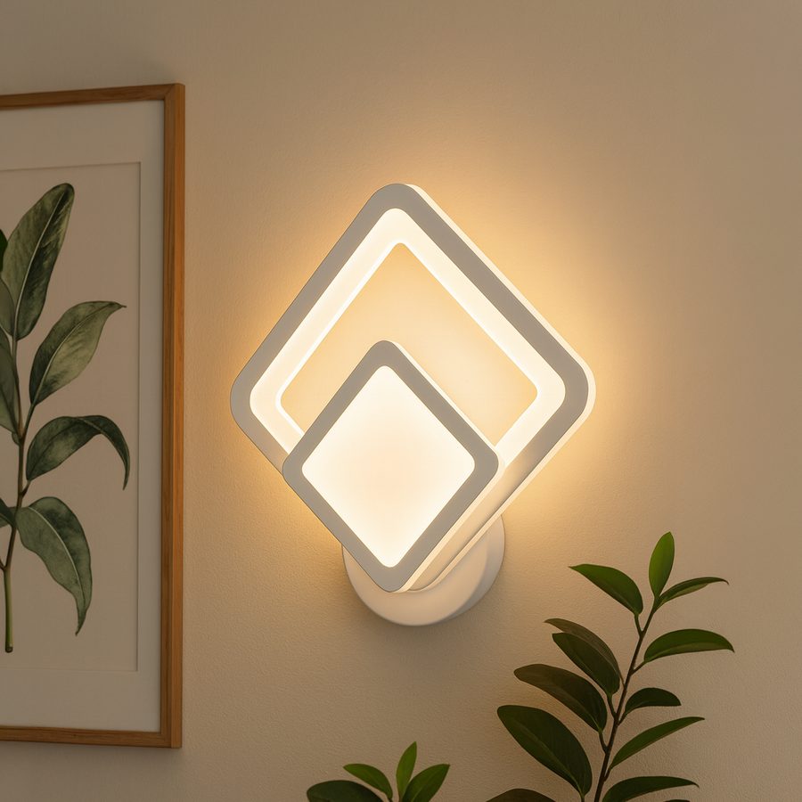 Aplica LED Shani, 23W, Alb, Lumina Rece/Calda/Neutra Aplice de Interior Default Title Alessandro Design