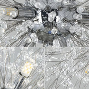 Candelabru Cristal Schönbrunn, 12x G9, Diametru 60cm, Crom Lucios, Inaltime Reglabila Candelabre Moderne Default Title Alessandro Design
