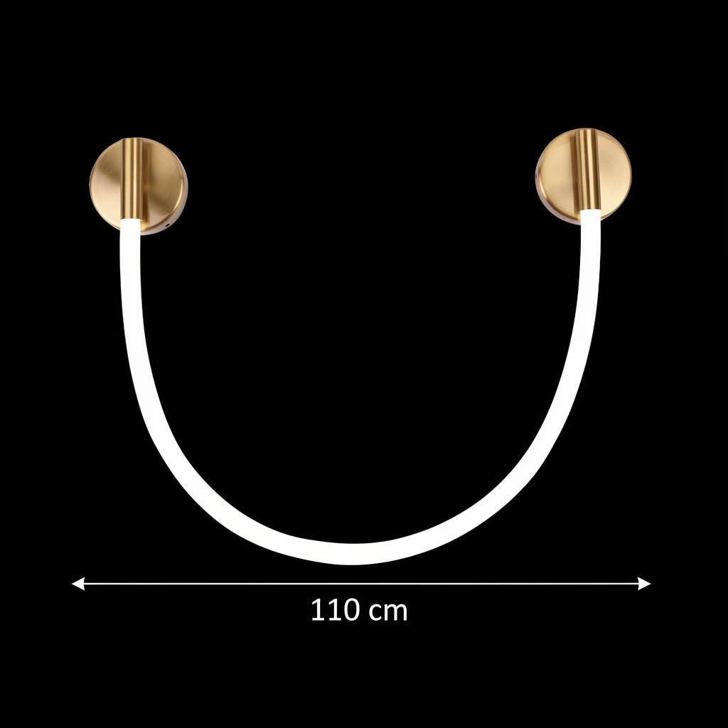 Aplica LED de Perete, 110cm, 3000K/4000K/6000K, Auriu Aplice de Interior Default Title Alessandro Design