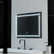 Oglinda LED Rectangulara, 80x60cm, Grid Light Basic Touch Oglinzi Korman C Default Title Alessandro Design