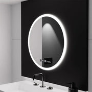 Oglinda LED Rotunda 50cm Giulia Senzor MotionGlow Marcello Sistem Dezaburire Ceas & Termometru Dimabila Oglinzi Marcello Default Title Alessandro Design
