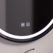 Oglinda LED Rotunda 60cm, Lucea Touch, Sistem Dezaburire, Dimabila Oglinda Baie cu LED si Dezaburire Default Title Alessandro Design