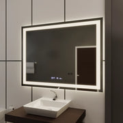 Oglinda LED Rectangulara 120x80cm Vérité MotionGlow Marcello, Sistem Dezaburire, Ceas & Termometru, Dimabila Oglinzi Marcello Default Title Alessandro Design