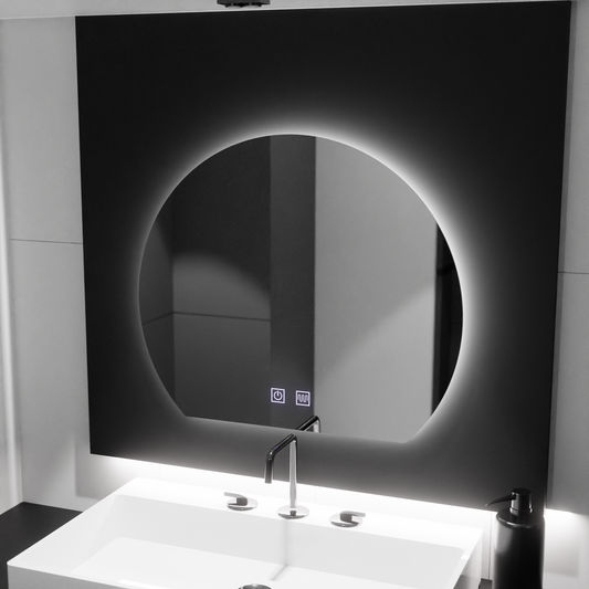 Oglinda LED Semiluna, 60x54, Soluna Touch, Sistem Dezaburire, Dimabila Oglinzi Korman E Default Title Alessandro Design