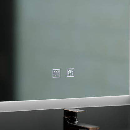 Oglinda LED Rentagulara, 80x60cm, Touch VENERA , Sistem Dezaburire,Dimabila Oglinzi Korman E Default Title Alessandro Design