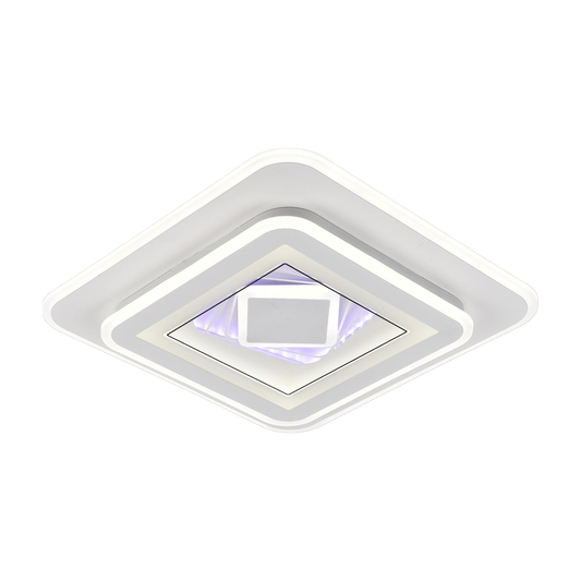 Lustra LED DOLIA, 101W, 50x50cm, lumina Rece/Calda/Neutra, Alb Lustre LED Default Title Alessandro Design