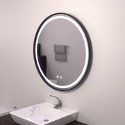 Oglinda LED Rotunda 60cm, Lucea Touch, Sistem Dezaburire, Dimabila Oglinda Baie cu LED si Dezaburire Default Title Alessandro Design