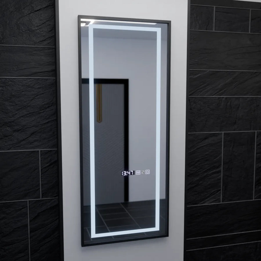 Oglinda LED Rectangula, 60x150cm, Bianca Senzor Radar Marcello, Sistem Dezaburire, Ceas & Termometru, Dimabila, Dressing Couture Oglinzi Dressing Default Title Alessandro Design