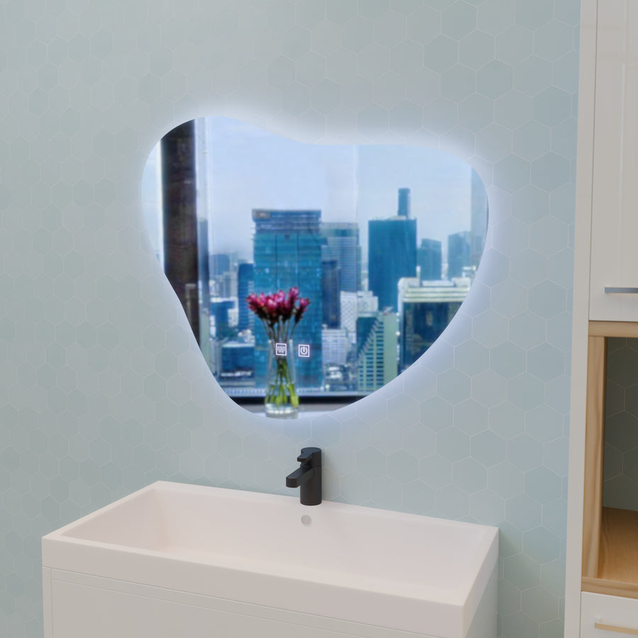 Oglinda LED Touch Avonita Sistem Dezaburire 87X70cm, E83S/87X70 Oglinzi Korman E Default Title Alessandro Design
