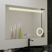 Oglinda LED Rectangulara, 80x60cm, ABSOLU MotionGlow Marcello, Sistem Dezaburire, Ceas & Termometru, Lupa Cosmetica, Dimabila Oglinzi Marcello Default Title Alessandro Design