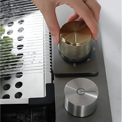 Set Chiuveta Bucatarie Inox cu Baterie Dubla, Cuva Perforare Legume/Fructe, Cuva Universala cu Dop Scurgere, Tocator, Negru Grafit, 75x45X21cm Chiuvete Default Title Alessandro Design