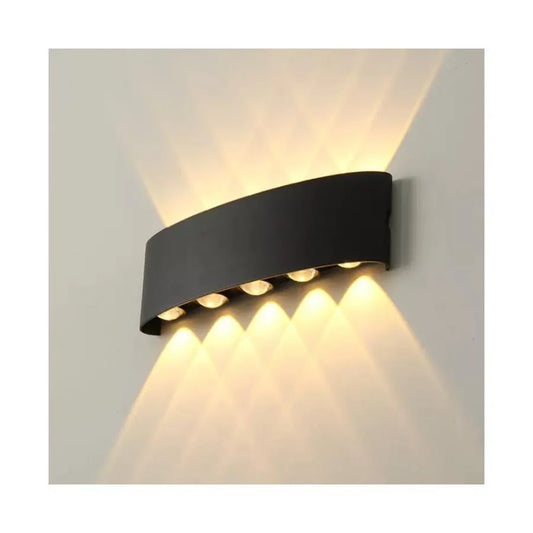 Fantas Aplica LED Interior/Exterior, 10 Surse x 1W, IP65, Negru, 3000K Aplice de Exterior Default Title Alessandro Design