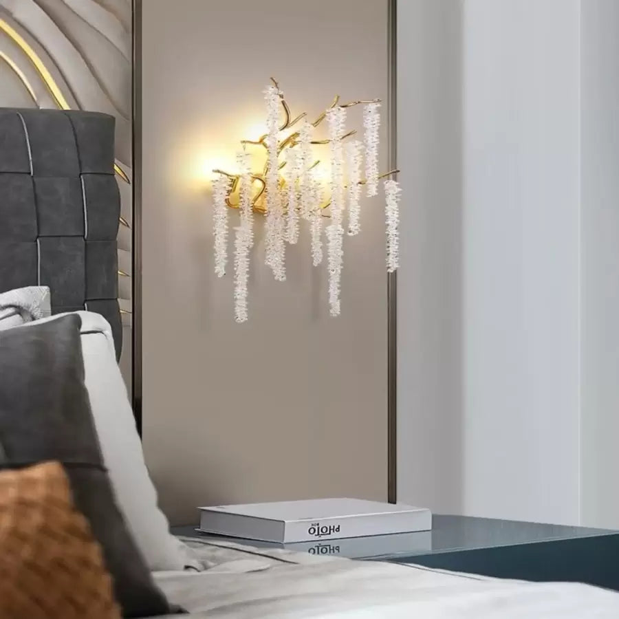 Aplica Cristal Chandler 3x G9 Auriu Aplice de Interior Default Title Alessandro Design