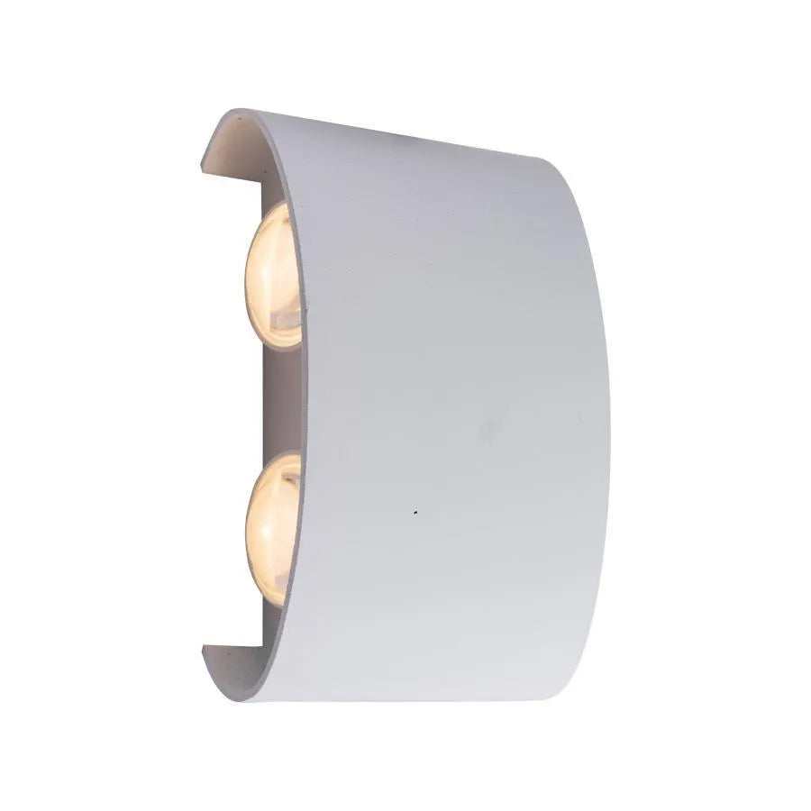 Fantas Aplica LED de Exterior si Interior, 4 Surse x 1W, IP65, Metalic, Alb, 3000K Aplice de Exterior Default Title Alessandro Design