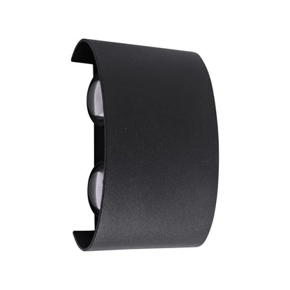 Aplica LED de Exterior si Interior, 4 Surse x 1W, IP65, ABS, Negru, 3000K Aplice de Exterior Default Title Alessandro Design