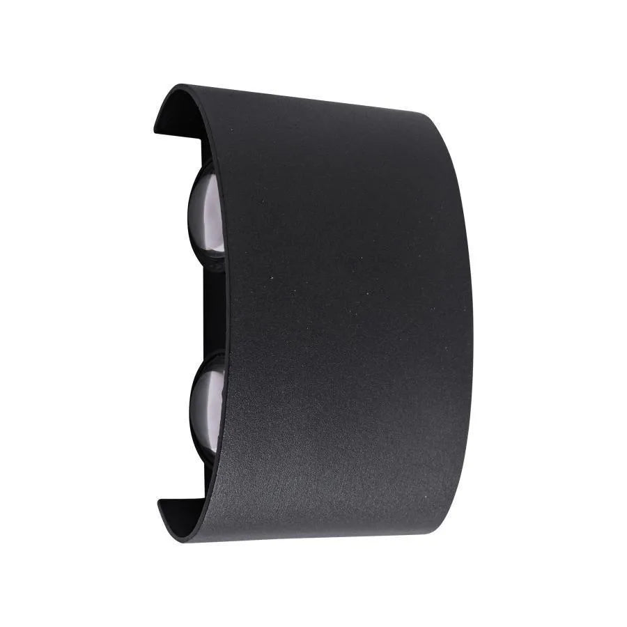 Aplica LED de Exterior si Interior, 4 Surse x 1W, IP65, ABS, Negru, 3000K Aplice de Exterior Default Title Alessandro Design