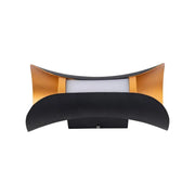 Aplica Exterior Ucrus, 12W, Negru cu Auriu, 3000K Aplice de Exterior Default Title Alessandro Design