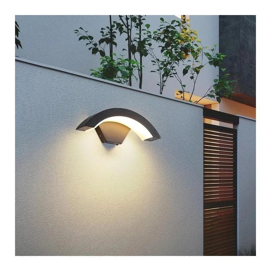 Aplica LED de Exterior Harera, 12W, Metal, Negru Aplice de Exterior Default Title Alessandro Design