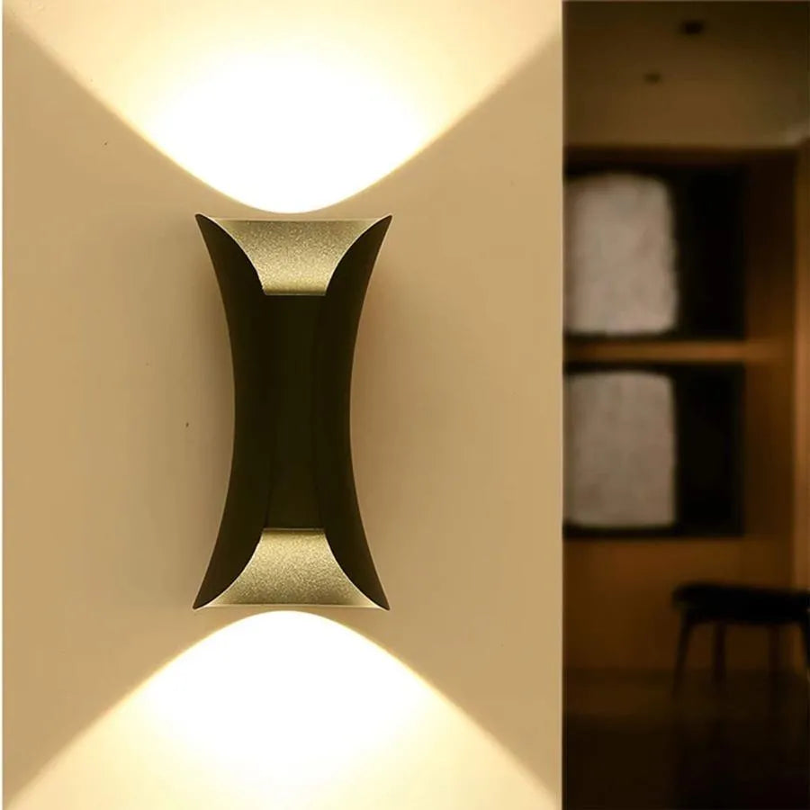 Aplica LED de Exterior Heba, 10W IP65, Metal, Negru Aplice de Exterior Default Title Alessandro Design