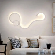 Aplica LED Deborah 38W Decorativa Lumina Rece/Calda/Neutra Metal si SIlicon Alb Aplice de Interior Default Title Alessandro Design