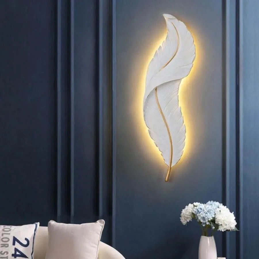 Aplica LED Esther, forma Pana, 36W, 87cm Alb/Auriu Aplice de Interior Default Title Alessandro Design