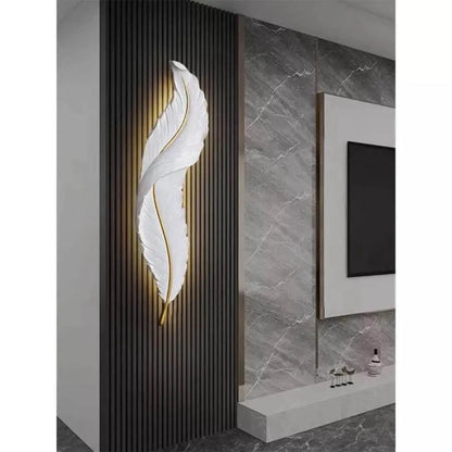 Aplica LED Esther, forma Pana, 36W, 87cm Alb/Auriu Aplice de Interior Default Title Alessandro Design
